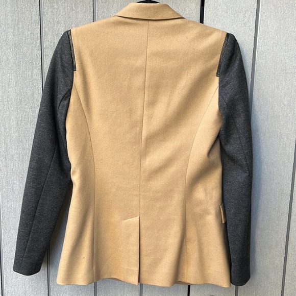 JUDITH & CHARLES two-tone cashmere wool blazer, size 4 - Picture 5 of 13